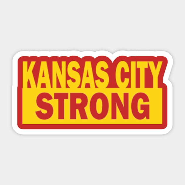 Kansas city Strong Sticker by style flourish